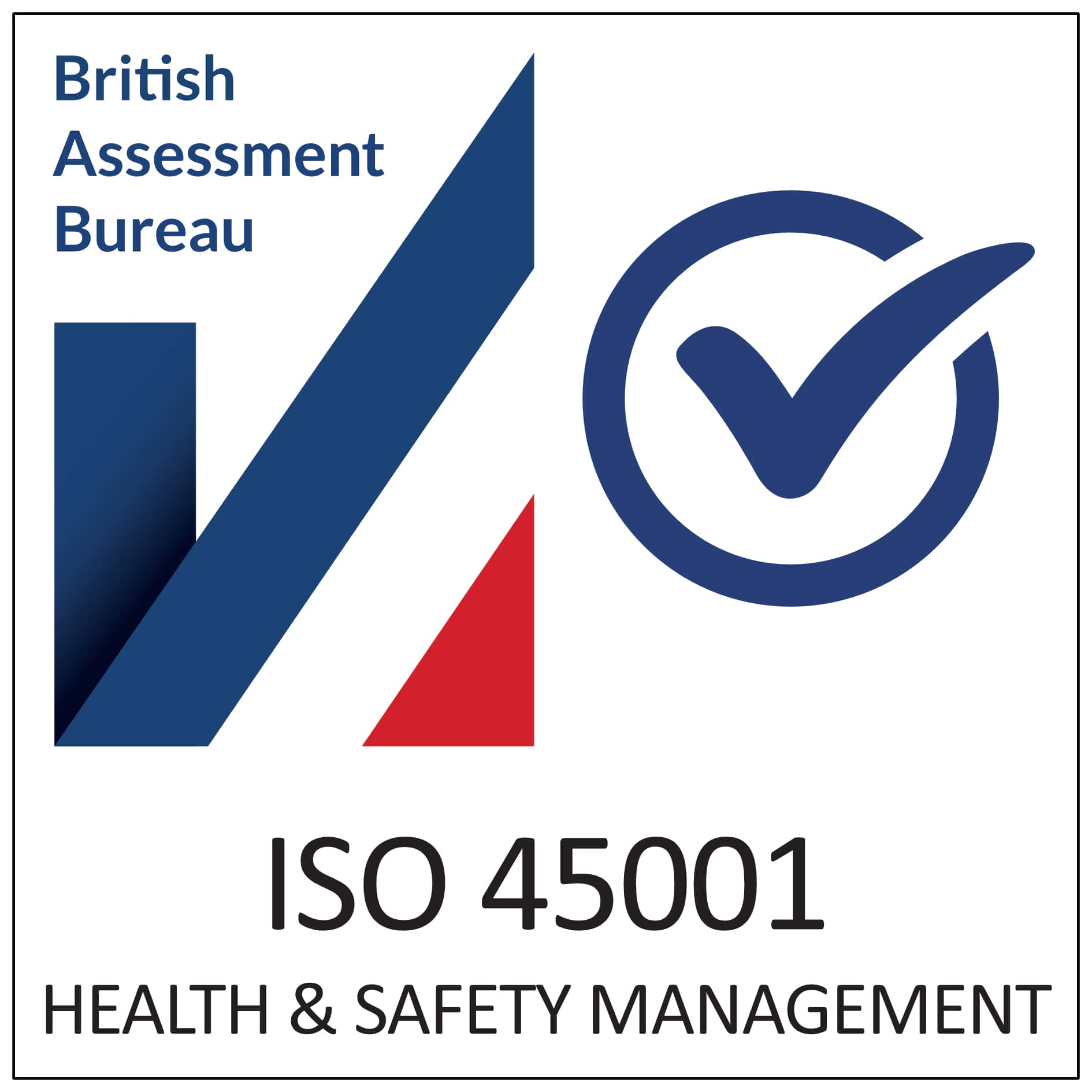 ISO 45001 Certification Badge